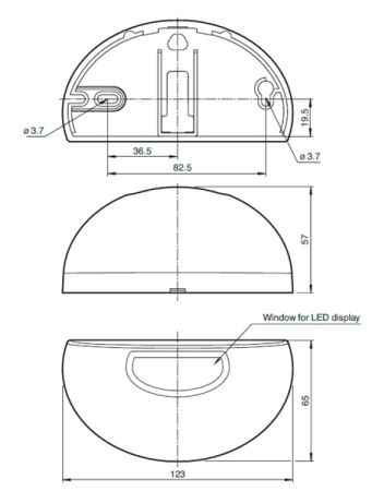 Радар dormakaba Prosecure Opti Motion Stereo, черный