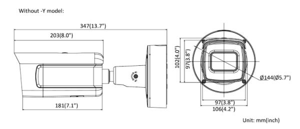 Антивандальная 4Мп DeepinView IP-камера HikVision iDS-2CD7A46G0-IZHS(C) (8-32 мм) с ИК-подсветкой до100 м