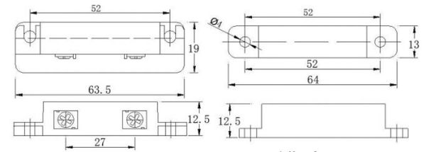 Извещатель магнитоконтактный Smartec ST-DM121NC-BR
