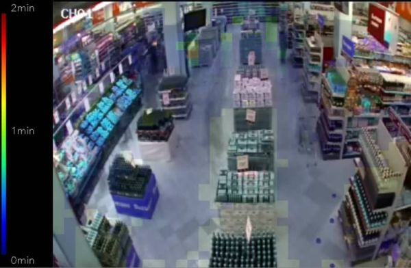 Модуль анализа движения посетителей в кадре Trassir Kinetic Map