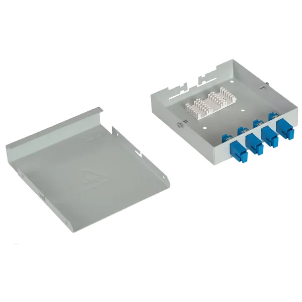 Кросс оптический ШКОН-Р/1-4-SC~4-SC/SM~4-SC/UPC настенный