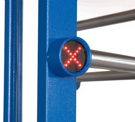 Турникет полноростовой двухпроходной PERCo-RTD-20.2S уличный с электромеханическим приводом