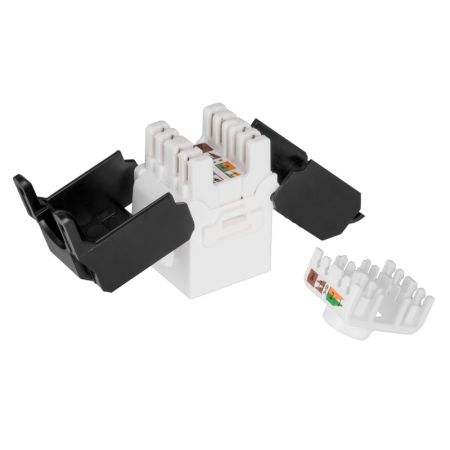Модуль коммутационный ЛЮ-МКС-5e.8К39.Би, тип Keystone 180°, UTP,, кат.5e, самозажимной