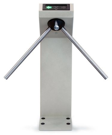 Турникет-трипод PERCo-TTR-04.1E из окршенной стали, черный с блестками (с планками)