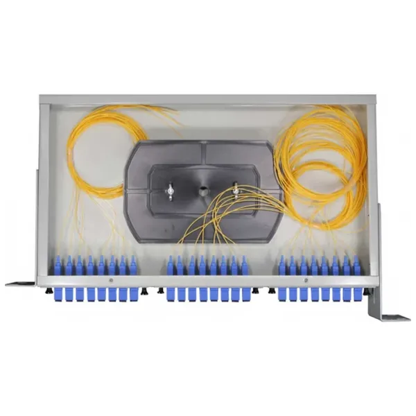 Оптический кросс TWIST CROSSO-24SC-U на 24 порта SC UPC, стоечный, в сборе