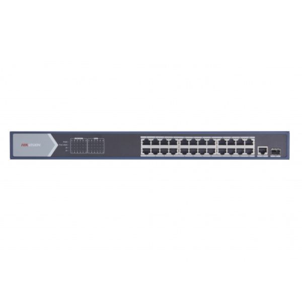 Неуправляемый 24-портовый PoE коммутатор HikVision DS-3E0526P-E