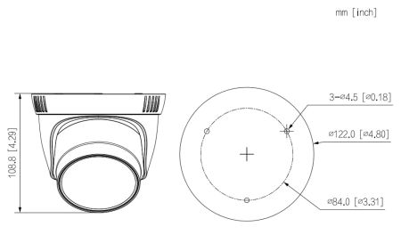 IP-видеокамера 2Мп Dahua DH-IPC-HDW1230T1P-ZS-S5