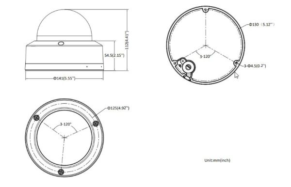 Антивандальная IP-видеокамера 4Мп HikVision DS-2CD2747G2HT-LIZS (2.8-12 мм), черная с AcuSense и интеллектуальной подсветкой до 40м