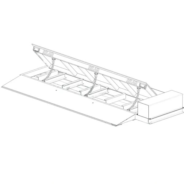 Дорожный блокиратор Silar ПЗП 2500ЭМН с боковым приводом, электромеханический накладной Дорожный блокиратор Silar ПЗП 2500ЭМН с боковым приводом, электромеханический накладной