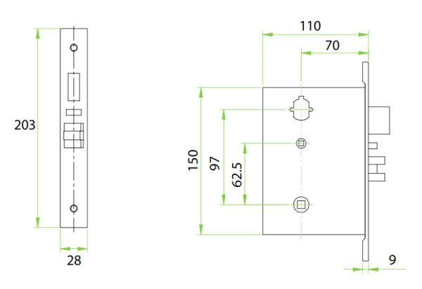 Электронный замок для гостиниц ZKTeco LH4000 с RFID считывателем Mifare Электронный замок для гостиниц ZKTeco LH4000 с RFID считывателем Mifare