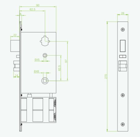 Электронный замок для гостиниц ZKTeco LH3000 с RFID считывателем Mifare Электронный замок для гостиниц ZKTeco LH3000 с RFID считывателем Mifare