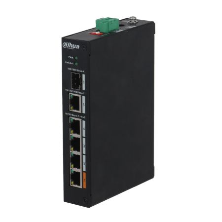 Неуправляемый 4-портовый PoE коммутатор Dahua DH-PFS3106-4ET-60