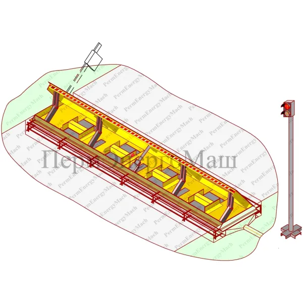 Дорожный блокиратор Барьер-4000УВ электромеханический, врезной Дорожный блокиратор Барьер-4000УВ электромеханический, врезной