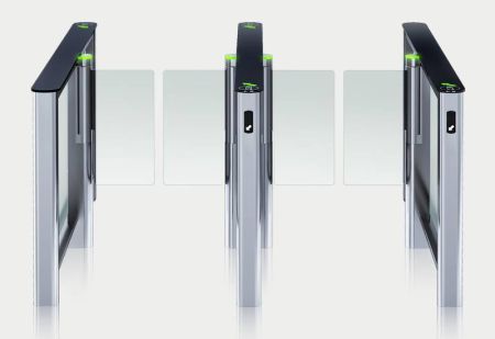 Турникет PERCo-ST-01 "Скоростной проход" с распашными створками PERCo-ATG-300 (ширина створки 300 мм)