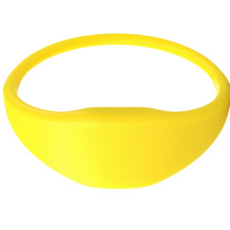 Силиконовый RFID-браслет с двойным чипом Mifare 1k + Em-Marine, без застежки