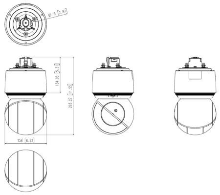 Уличная cетевая PTZ-видеокамера 2Мп Wisenet QNP-6250R с 25x оптическим зумом Уличная cетевая PTZ-видеокамера 2Мп Wisenet QNP-6250R с 25x оптическим зумом