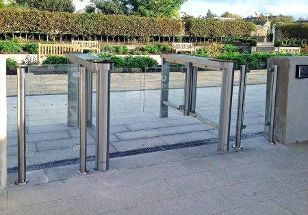 Распашной двухпроходной турникет Cominfo EasyGate SG 1000 650мм