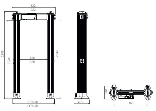 Металлодетектор CEIA PMD2PLUS/EZ арочный, многозонный Металлодетектор CEIA PMD2PLUS/EZ арочный, многозонный