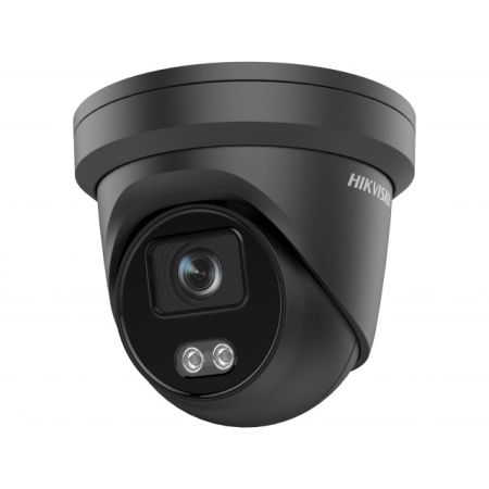 Уличная IP-видеокамера ColorVu 4Мп HikVision DS-2CD2347G2-LU(C) (2.8 мм) с технологиями ColorVu и AcuSense, черная