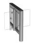 Центральный модуль распашного турникета Cominfo EasyGate SG 1320-M-2W