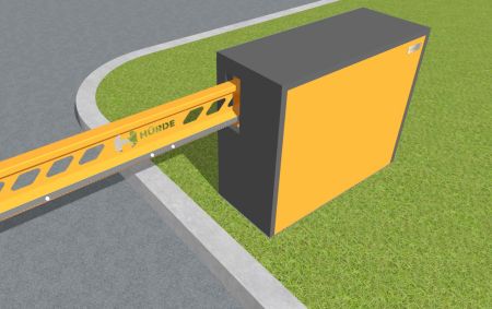 Антивандальный автоматический шлагбаум Hurde Block-A1 Combo Long 4 EasyNice1 (11-84)