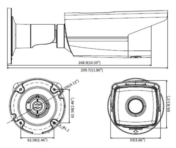 Уличная IP-видеокамера 4Мп HikVision DS-2CD2T43G0-I8 (8 мм)
