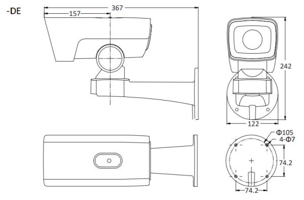 Уличная скоростная поворотная IP-камера PTZ 2Мп HiWatch PTZ-Y3220I-D (4.7-94 мм) c x20 оптическим зумом Уличная скоростная поворотная IP-камера PTZ 2Мп HiWatch PTZ-Y3220I-D (4.7-94 мм) c x20 оптическим зумом
