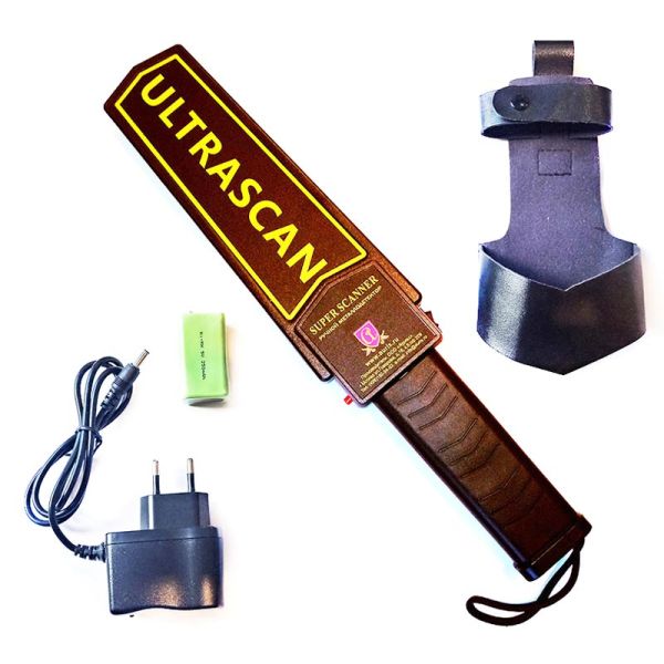 Ручной металлодетектор UltraScan Super Scanner Pro со звуком и вибрацией