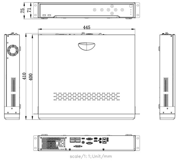 16-канальный сетевой IP-видеорегистратор 8K HikVision DS-7716NI-M4