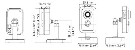 Компактная IP-видеокамера Wi-Fi 4Мп HikVision DS-2CD2443G0-IW(W) (2.8 мм) с PIR-датчиком Компактная IP-видеокамера Wi-Fi 4Мп HikVision DS-2CD2443G0-IW(W) (2.8 мм) с PIR-датчиком