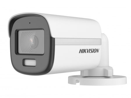 Уличная HD-TVI видеокамера 2Мп HikVision ColorVu DS-2CE10DF3T-FS (2.8 мм) с микрофоном (AoC)