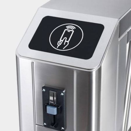 Турникет-трипод тумбовый уличный PERCo-TTD-10AB (с автоматическими планками Антипаника)