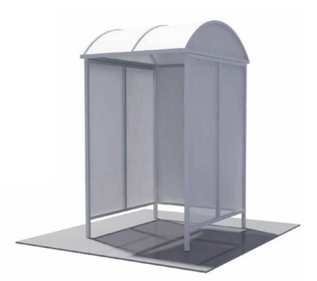 Навес ParkCity для эксплуатации автоматических касс на улице