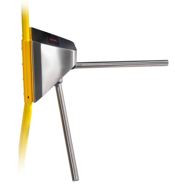 Турникет-трипод для транспорта PERCo-TTR-10AT из нержавеющей стали, с автоматическими планками Антипаника
