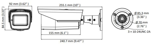 Уличная HD-TVI видеокамера 2Мп HikVision DS-2CE19D3T-IT3ZF (2.7-13.5 мм)