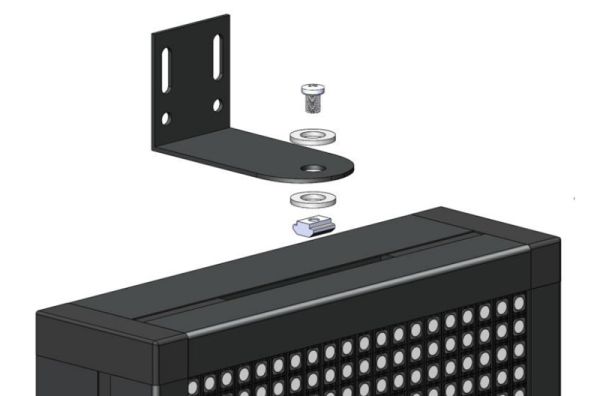 Кронштейн для светофоров поворотный Инфопаркинг Уголок, комплект 2 шт.