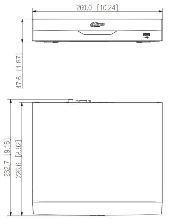 IP-видеорегистратор 8-канальный 4K Compact 1U 8PoE WizSense Dahua DHI-NVR2108HS-8P-I2