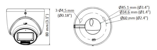 Уличная 5Мп HD-TVI видеокамера HiWatch DS-T503A(B) (3.6 мм) с микрофоном Уличная 5Мп HD-TVI видеокамера HiWatch DS-T503A(B) (3.6 мм) с микрофоном