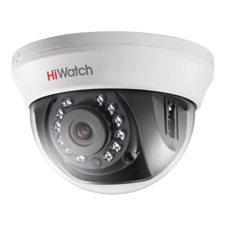 Купольная HD-TVI видеокамера HiWatch DS-T201(B) (3.6 мм) 2 Мп