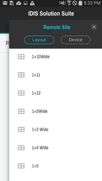 Клиентское приложение для мобильных устройств IDIS Solution Suite Mobile в составе Solution Suite