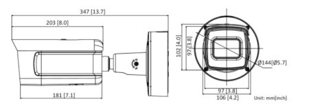 Интеллектуальная IP-видеокамера 4Мп HikVision DS-2CD5A46G0-IZHS (2.8-12 мм) со встроенной монтажной коробкой
