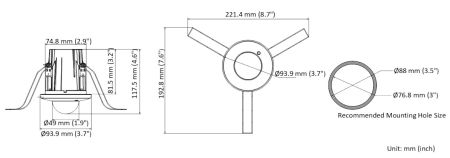 Миникупольная IP-видеокамера 2Мп HikVision DS-2CD2E23G2-U (2.8 мм) с технологией AcuSense