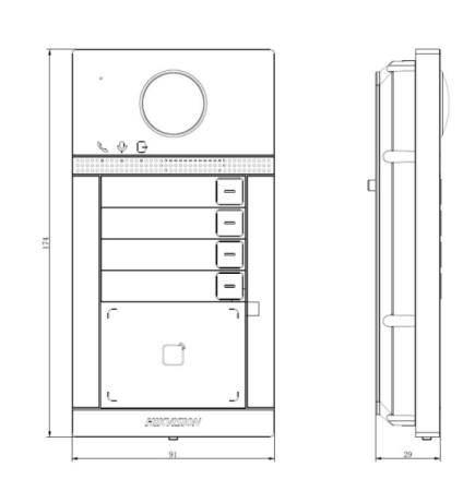 Вызывная панель Wi-Fi HikVision DS-KV8413-WME1(C)/Flush Вызывная панель Wi-Fi HikVision DS-KV8413-WME1(C)/Flush