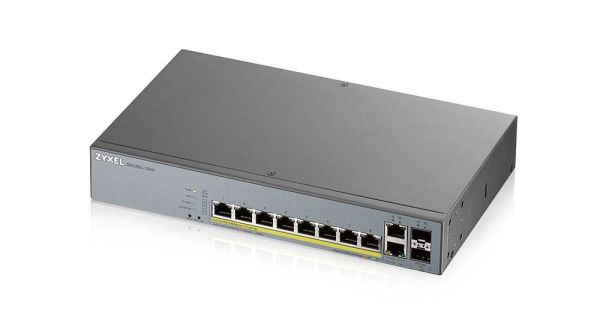 Управляемый PoE-коммутатор 8-канальный Zyxel GS1350-12HP