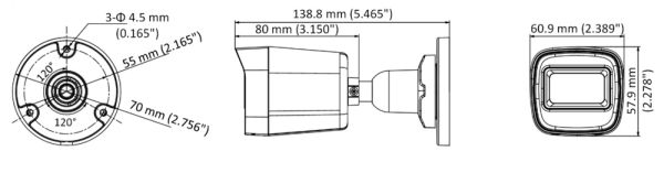 HD-TVI камера 2Мп iFlow F-AC-1121(2.8mm) уличная, с ИК-подсветкой до 20м