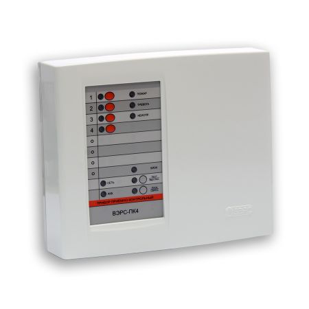 Прибор ВЭРС-ПК 4П-РС версия 3.2 приемно-контрольный охранно-пожарный