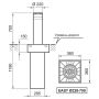 Электромеханический боллард BFT EASY RUS L 220/700-6 из нерж. стали, с подсветкой