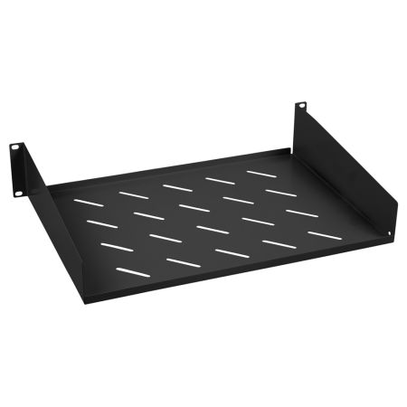 Полка консольная 19" 2U Cabeus SH-J017-2U-315-BK для шкафов и стоек