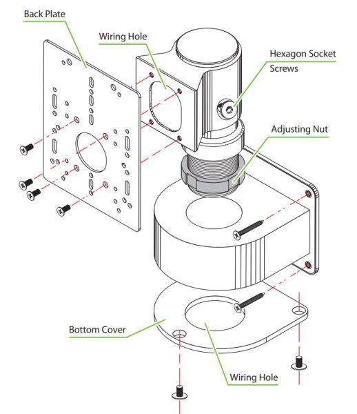 Настенный кронштейн ZKTeco Rots-3 для биометрических терминалов