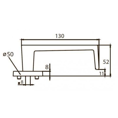 Ручка дверная Abloy Forum 4 EXIT для аварийных выходов